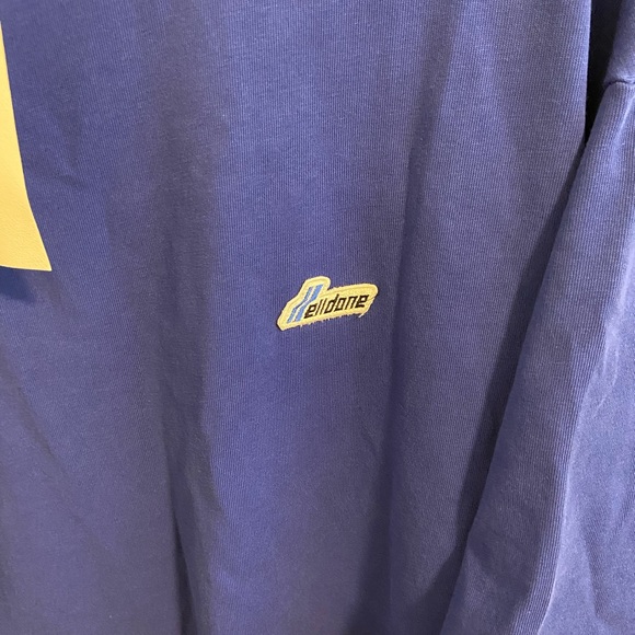 We11done oversized blue small logo T-shirt - Picture 3 of 4
